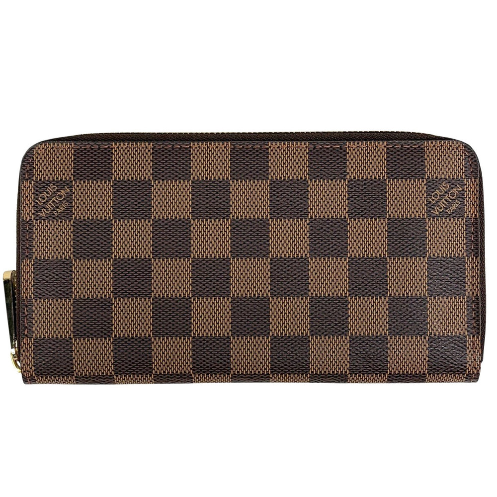 Louis Vuitton Zippy Wallet Round Zip Long Damier Brown